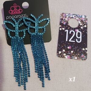 Paparazzi Blue Dangle Earrings